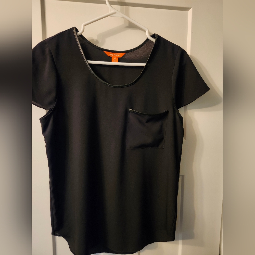 Joe Fresh black dressy top